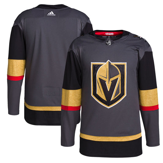 Vegas Golden Knights adidas Alternate Authentic Pro Jersey - Gray