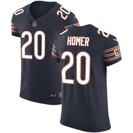 Travis Homer Chicago Bears Nike Vapor Untouchable Elite Jersey - Navy