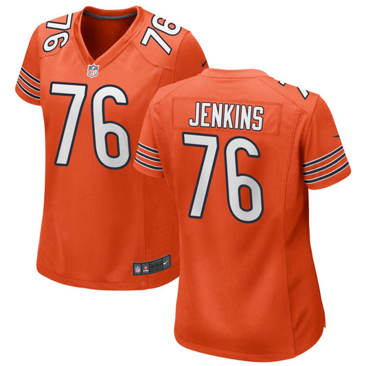 Teven Jenkins Chicago Bears Nike Women's Alternate Game Jersey - Orange