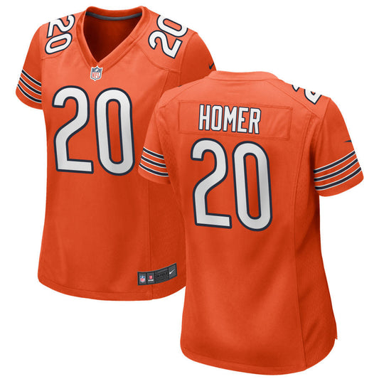 Travis Homer Chicago Bears Nike Women's Alternate Game Jersey - Orange