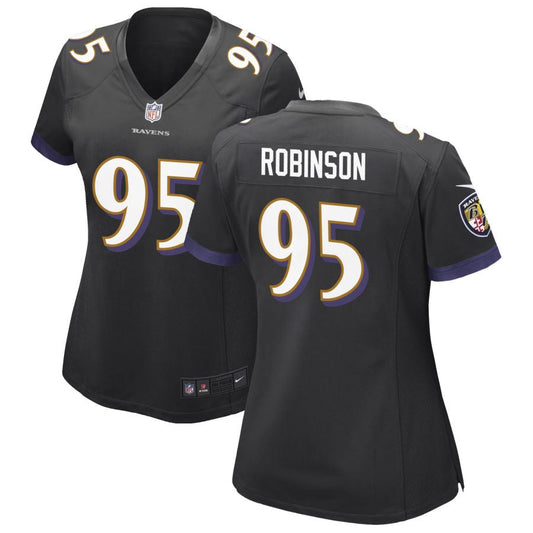 Tavius Robinson Baltimore Ravens Nike Women's Alternate Game Jersey - Black