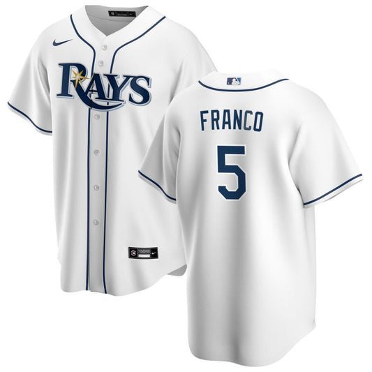 Wander Franco Tampa Bay Rays Nike Youth Home Replica Jersey - White