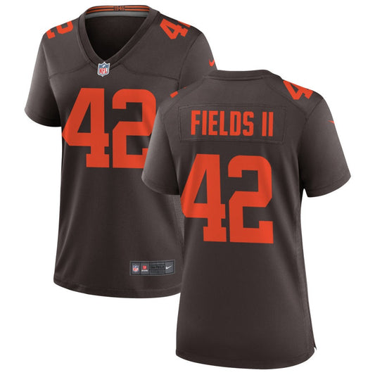 Tony Fields II Cleveland Browns Nike Women's Alternate Game Jersey - Brown