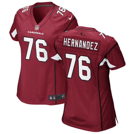 Will Hernandez Arizona Cardinals Nike Women's Game Jersey - Cardinal