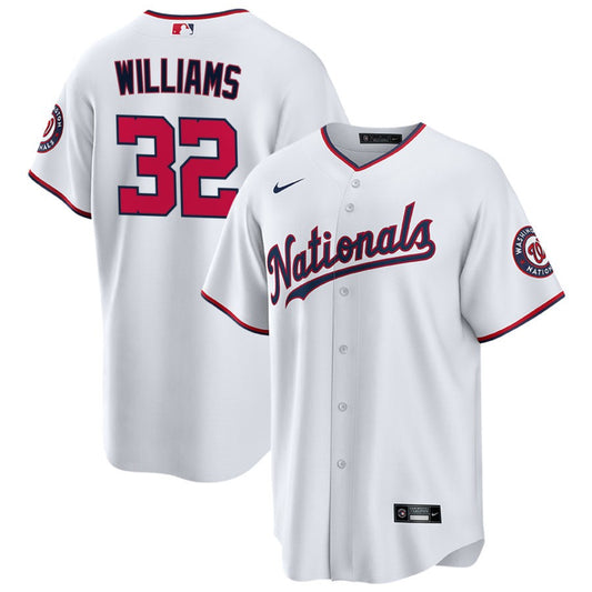 Trevor Williams Washington Nationals Nike Youth Replica Jersey - White