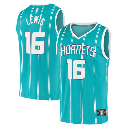 Scottie Lewis Charlotte Hornets Fanatics Branded 2021/22 Fast Break Replica Jersey - Icon Edition - Teal