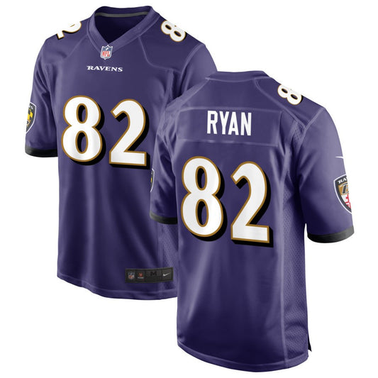 Sean Ryan Baltimore Ravens Nike Game Jersey - White