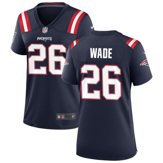 Shaun Wade New England Patriots Nike Women's Game Jersey - Navy