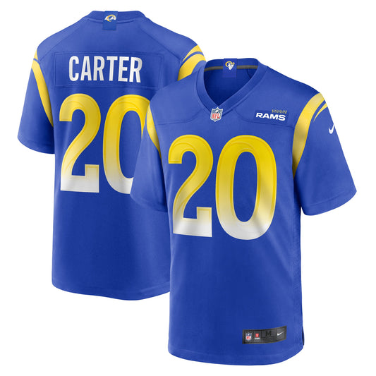 TJ Carter Los Angeles Rams Nike Game Player Jersey - Royal