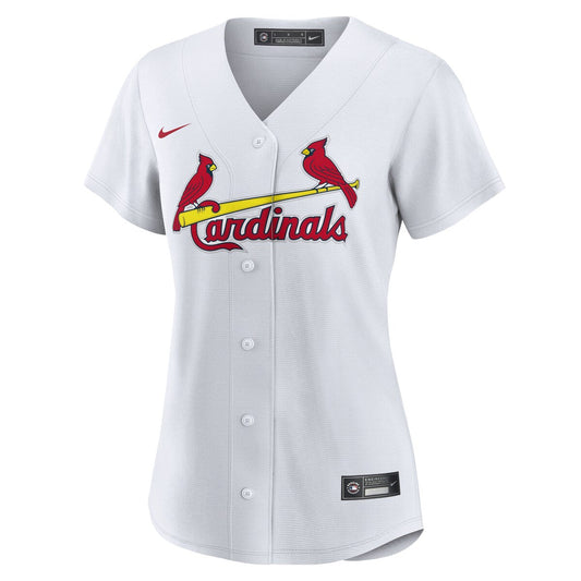 Women's  Nike Cardinals Home Replica Team Jersey - White