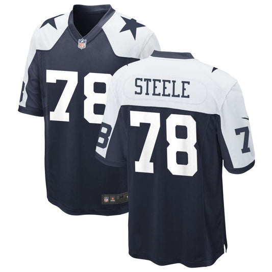 Terence Steele Dallas Cowboys Nike Alternate Game Jersey - Navy