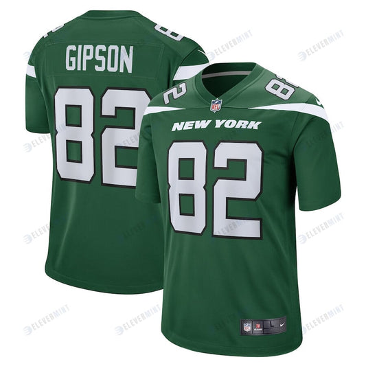 Xavier Gipson 82 New York Jets Men Team Game Jersey - Gotham Green