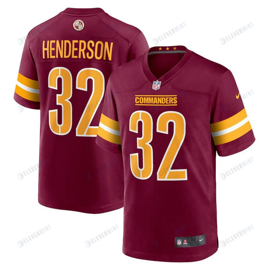 Xavier Henderson 32 Washington Commanders Men Game Jersey - Burgundy