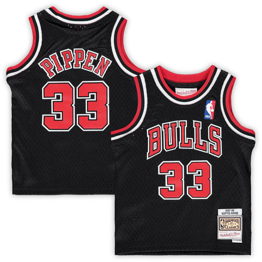 Scottie Pippen Chicago Bulls Mitchell & Ness Preschool 1997-98 Hardwood Classics Player Jersey - Black