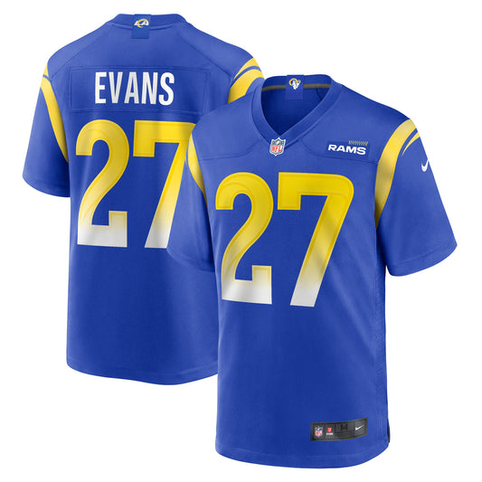 Tiyon Evans Los Angeles Rams Nike Home Game Jersey - Royal