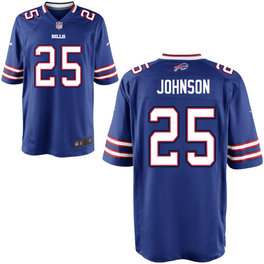 Ty Johnson Buffalo Bills Nike Youth Game Jersey - Royal