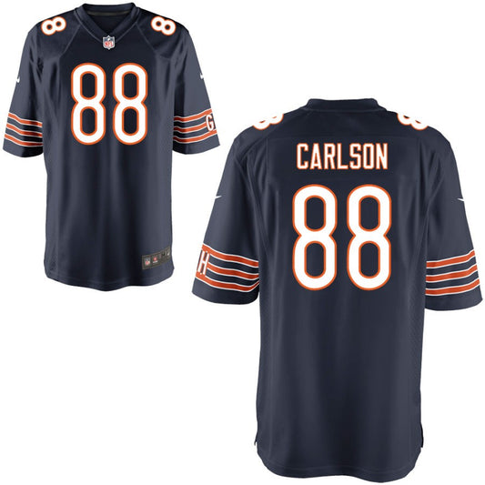 Stephen Carlson Chicago Bears Nike Youth Game Jersey - Navy