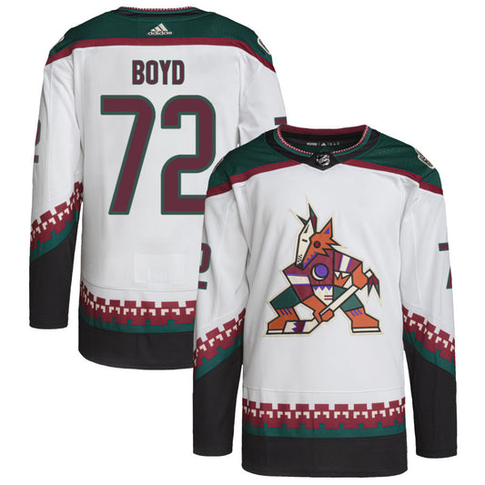 Travis Boyd Arizona Coyotes adidas Primegreen Authentic Pro Jersey - White