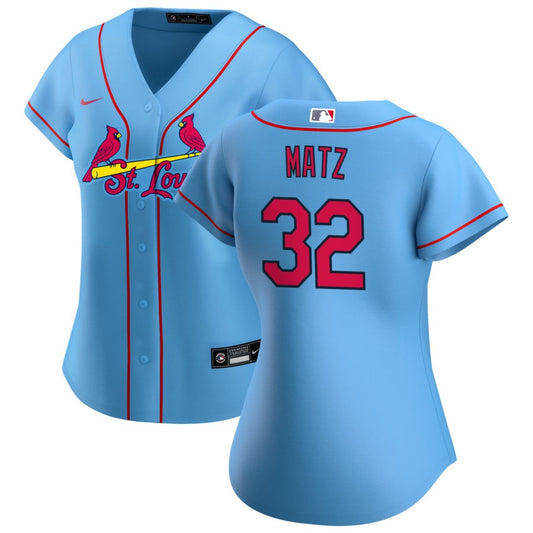 Steven Matz St. Louis Cardinals Nike Women's Alternate Replica Jersey - Blue