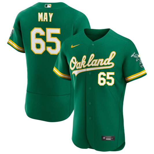 Trevor May Oakland Athletics Nike Alternate Authentic Jersey - Kelly Green