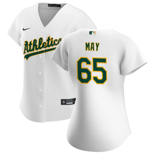 Trevor May Oakland Athletics Nike Women's Home Replica Jersey - White