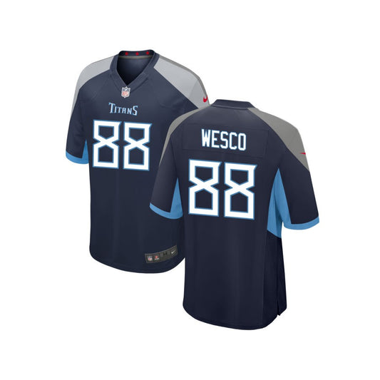 Trevon Wesco Tennessee Titans Nike Youth Game Jersey - Navy