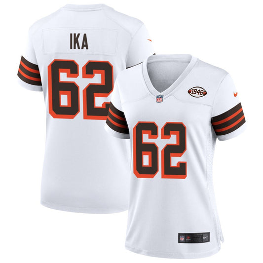 Siaki Ika Cleveland Browns Nike Women's 1946 Collection Alternate Jersey - White