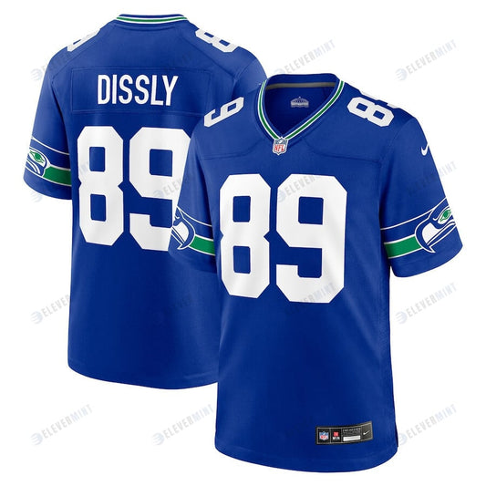 Will Dissly 89 Seattle Seahawks Men Throwback Game Jersey - Royal