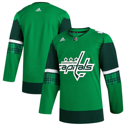 Washington Capitals adidas 2023 St. Patrick's Day Primegreen Authentic Jersey - Kelly Green