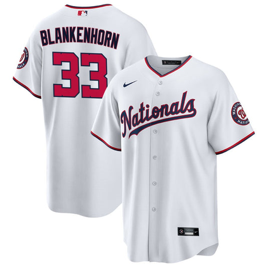 Travis Blankenhorn Washington Nationals Nike Replica Jersey - White