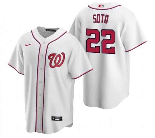 Youth Washington Nationals Juan Soto Cool Base Replica Jersey White