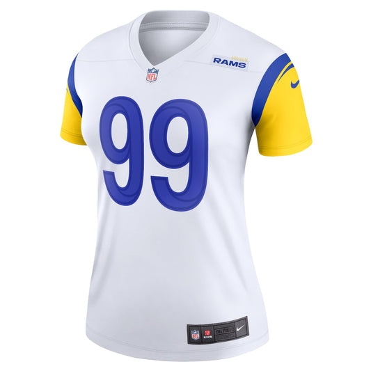 Women's Aaron Donald Nike Rams Legend Jersey - White