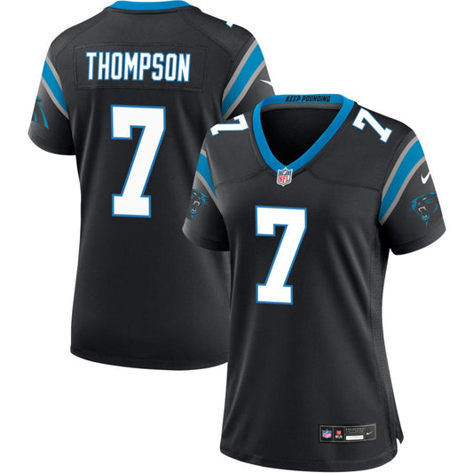 Shaq Thompson Carolina Panthers Nike Women's Game Jersey - Black