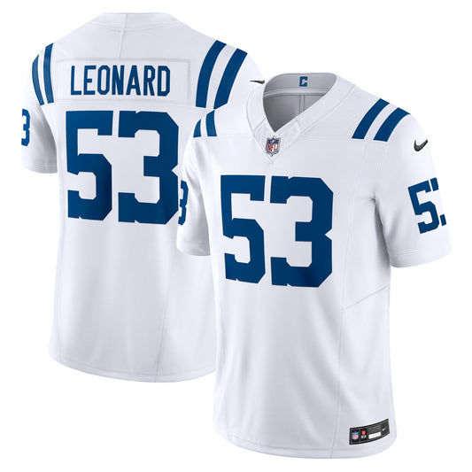 Shaquille Leonard Indianapolis Colts Nike  Vapor F.U.S.E. Limited Jersey - White