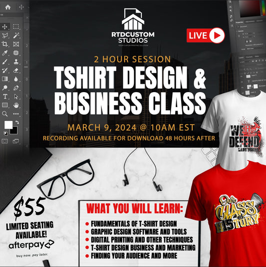 Business and Tshirt Design Class